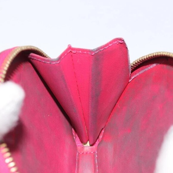 LOUIS VUITTON Vernis Rose Porte Monnaie Chapeau Coin Purse - Picture 11 of 16